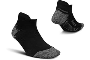Feetures Plantar Fasciitis Relief Sock Light Cushion No Show Tab - Targeted Compression Sock for Women & Men