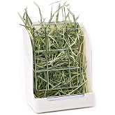 CalPalmy Hay Feeder for Rabbits, Guinea Pigs, and Chinchillas - Minimize Waste and Mess with 5.5" x 3.5" x 7.4" Hanging Alfalfa and Timothy Hay Dispenser