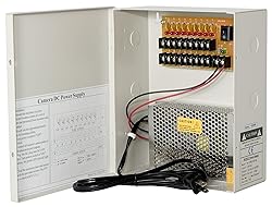 16 Channel CCTV power supply box panel. AC24V. 10AMP