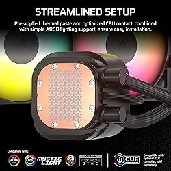 CORSAIR Nautilus 360 RS ARGB Liquid CPU Cooler