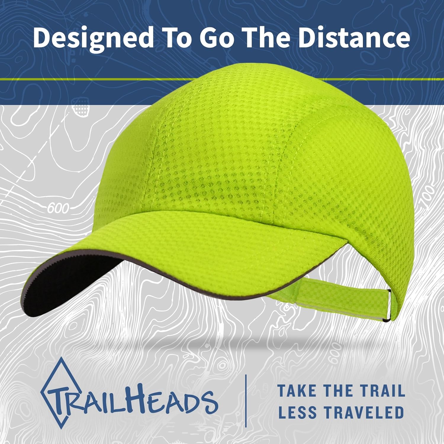 TrailHeads Race Day Performance Running Cap | The lightweight, quick dry, sport cap for women - cool green: Clothing