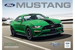Ford Mustang 2020: 16-Month Calendar - September 2019 through December 2020
