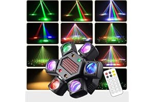 Moving Head Lights Party LED Stage Lighting Moving Head Light DMX Control Moving Head DJ Light for KTV Family Reunion Wedding