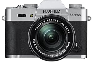 Fujifilm X-T10 w/ XC16-50mm F3.5-5.6 II, Mirrorless Camera with Lens Kit (Silver)