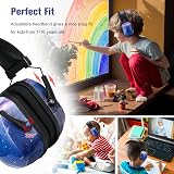 ProCase Ear Defenders Kids Noise Cancelling Headphones Starry Blue SNR 26dB view 2