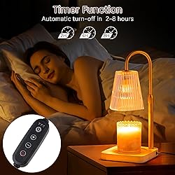 Candle Warmer Lamp with Timer and 2 Bulbs