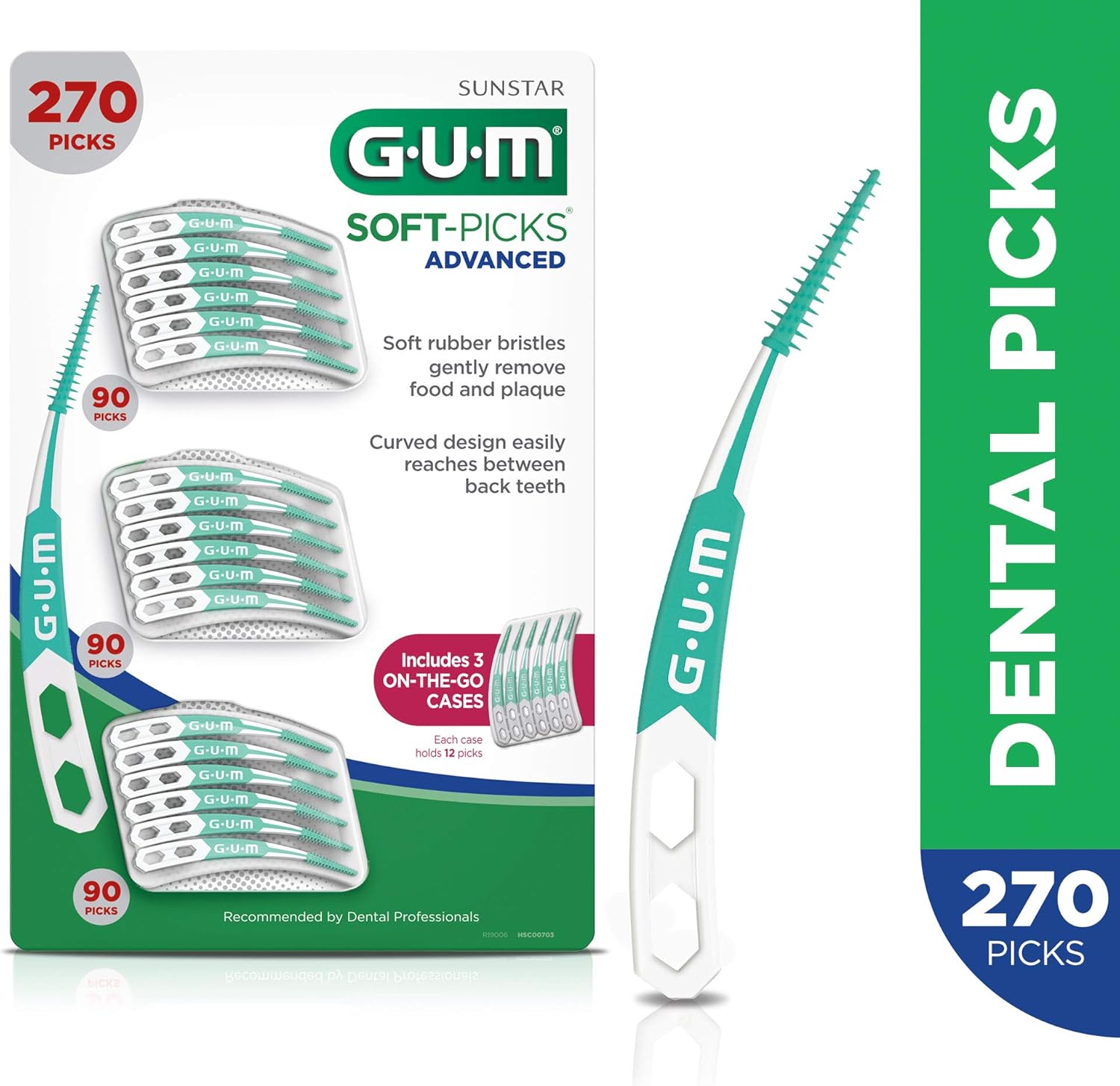 GUM Soft-Picks Advanced Dental Picks (Pack of 270): Industrial & Scientific