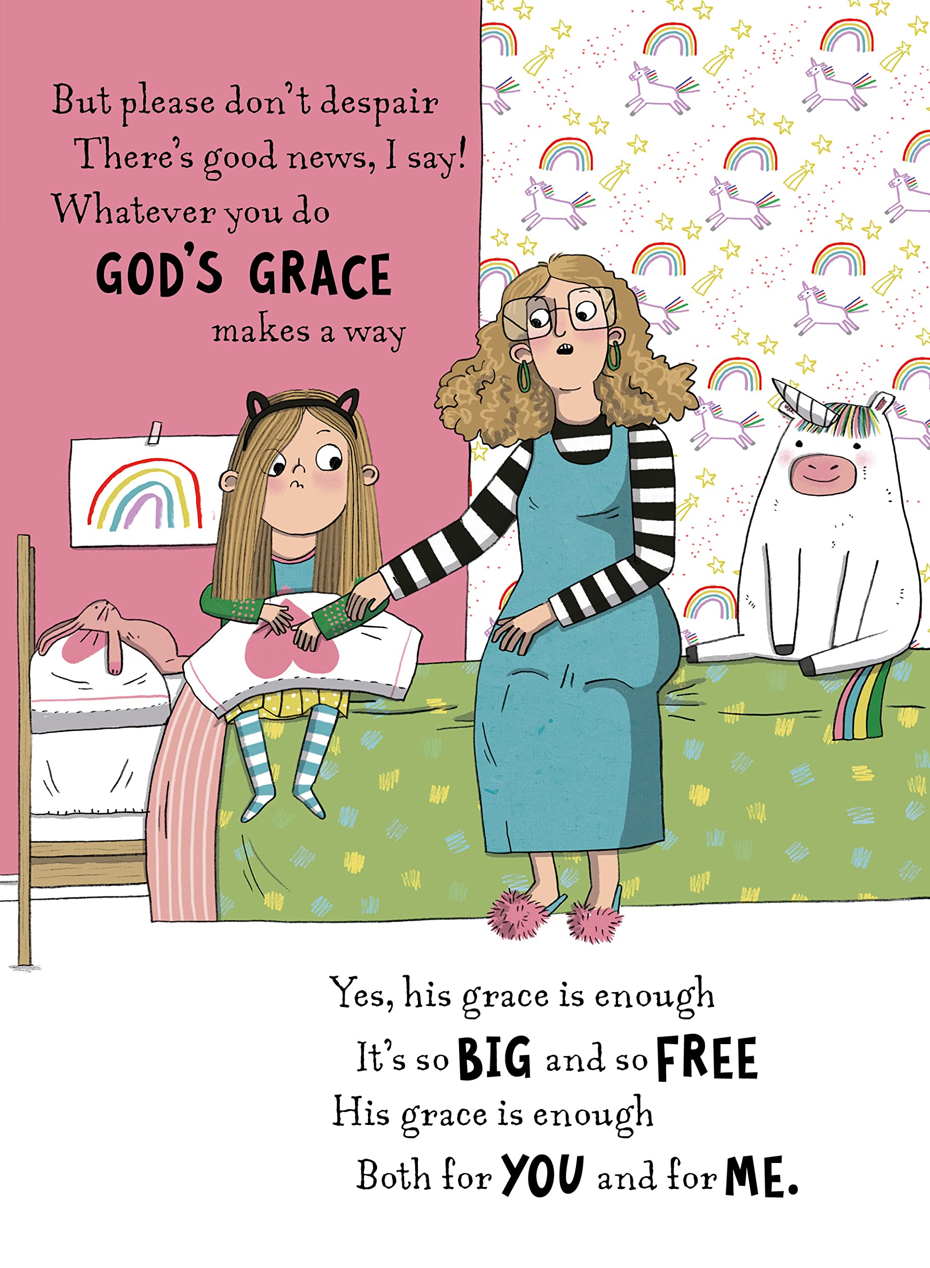 His Grace Is Enough: How God Makes It Right When We've Got It Wrong (Illustrated, rhyming children’s book on the Christian message of God’s grace and forgiveness)