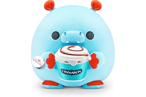 Snackles (Cinnabon) Hippo Super Sized 14 inch Plush by ZURU, Ultra Soft Plush, Collectible Plush with Real Licensed Brands, Stuffed Animal