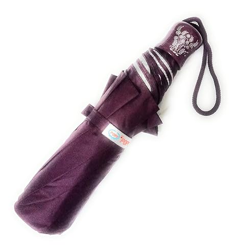 3 Fold Purple Colour Folding Umbrella