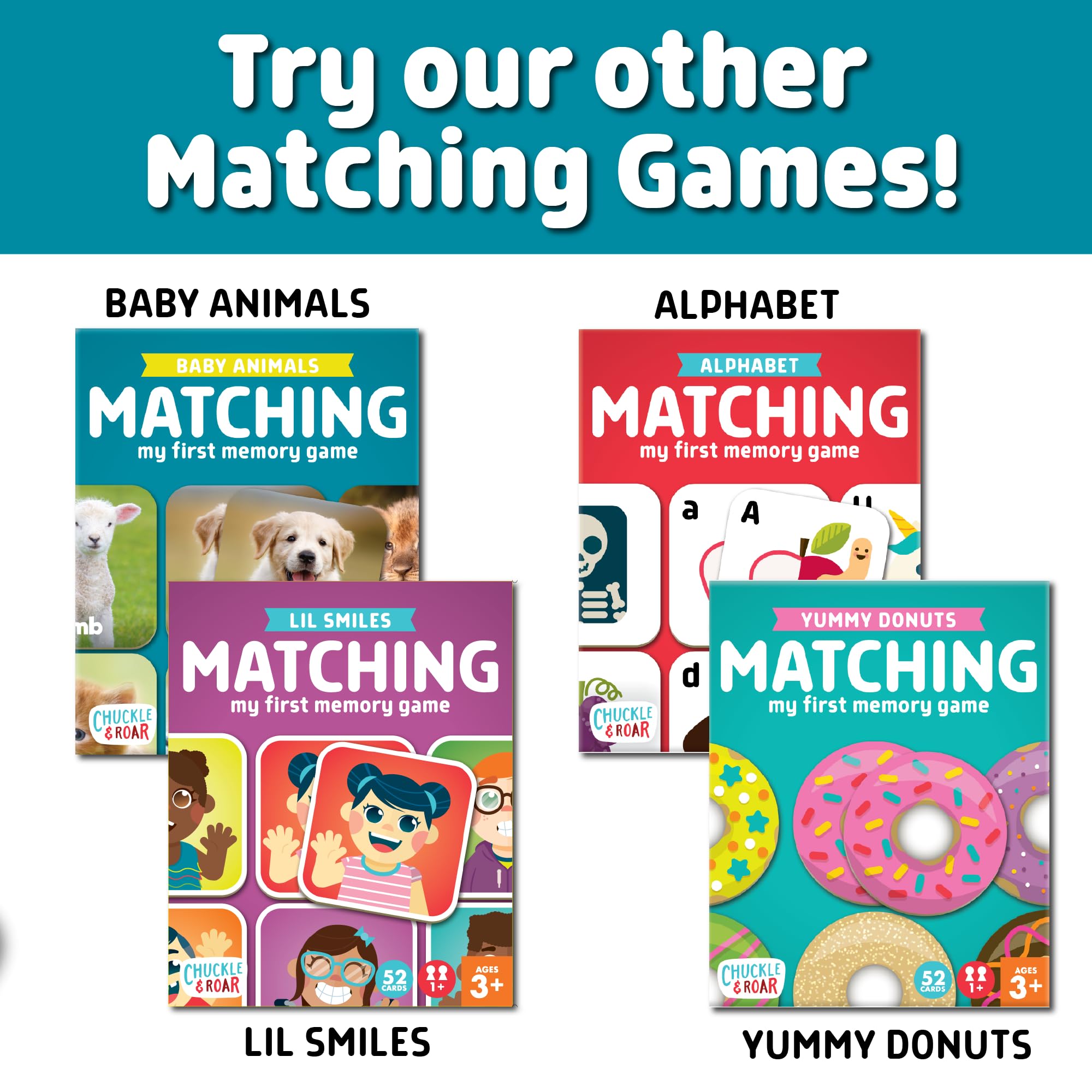 Chuckle & Roar - Bath Matching - Water Safe Fun - Great for Toddlers - Fun and Engaging - Ages 3 and up