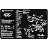 TekMat Cleaning Mat for use with Walther PPQ M2 , Black
