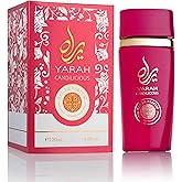 SAADAH Yarah Candilicious Eau De Parfum for Women 4.0 Fl.oz, 120ml Fruity Floral Gourmand Perfume, Sweet Strawberry Vanilla Cotton Candy, Gardenia Amber Musk, Long Lasting Luxury Fragrance