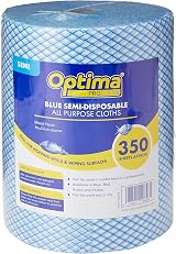 Optima Proclean Lightweight Blue Cloth Roll 22 x 40 cm 350 Per Roll view 4
