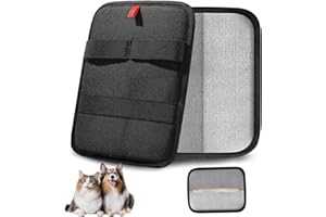 Sylvalyn Echobv 2025 Upgraded Electrostatic Pet Hair Removal Glove for Dogs & Cats, Magic Brush Pet Hair Remover Glove, Pet Hair Removal Tool，Manicure-Friendly Open-Back Pet Hair Gloves（8.27in）