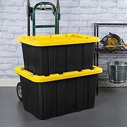 Sterilite 6-Pack Industrial Tote, Plastic Storage