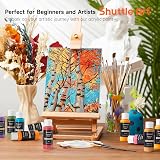 Shuttle Art Acrylic Paint Set 25 Vintage Colors 60ml Premium Bulk view 2
