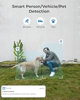 Reolink RLC-81MA 4K UHD PoE Dual Lens Outdoor Security Camera Person Vehicle view 4