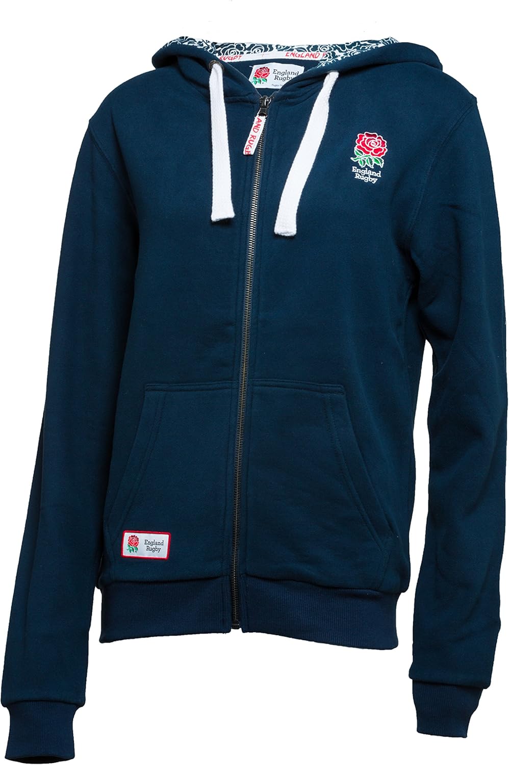 England Rugby Zip Through Hoodie Amazon.co.uk Clothing