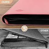 TiopLior 9 Pocket Trading Card Binder 432 Pockets Pink 360 Side Loading view 8