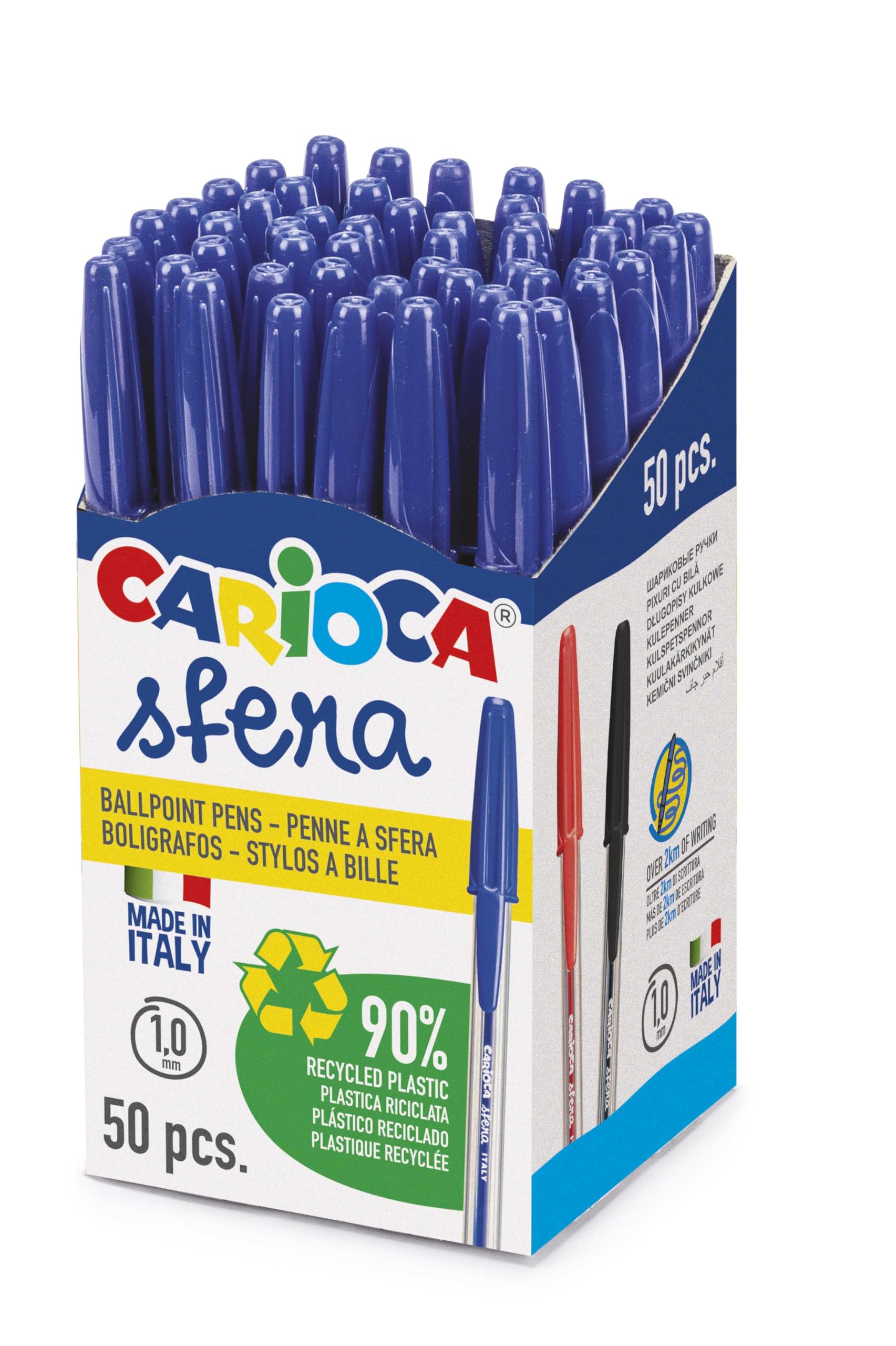 Carioca SFERA FLOWPACK BOX 50 UNITS BLUE