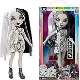Rainbow High Shadow High Heather - Grayscale 11” Fashion Doll. Black and White Hair & Outfit & Handbag