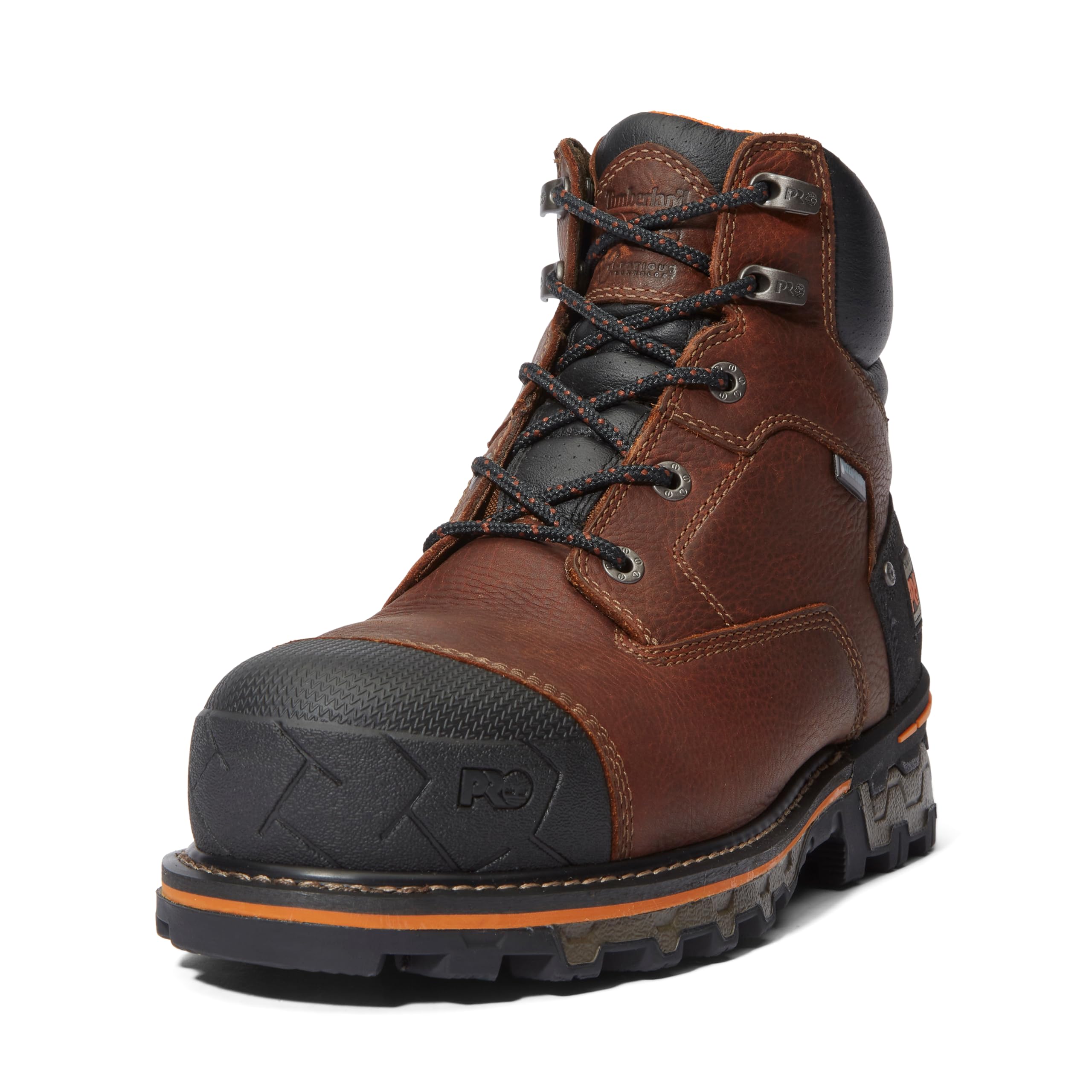 Timberland PRO Men's Boondock 6 Inch Composite Safety Toe Insulated Waterproof Industrial Work Boot, Brown-2024 New, 10 Image