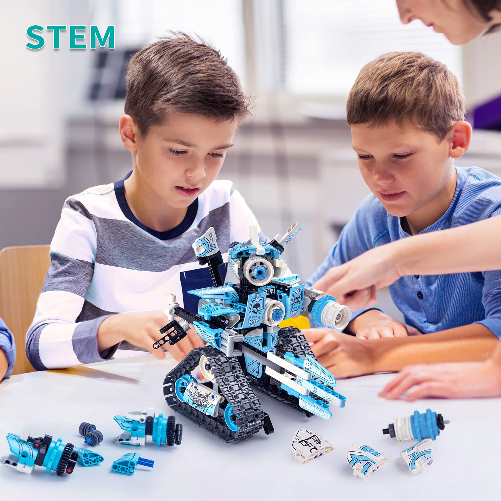 Mua 5 in 1 STEM Robot Toy Building Kit, Erector Set for Boys 8-14 Years ...