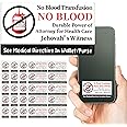 20 Pcs Jehovah's Witness No Blood Stickers JW No Blood Transfusion Stickers JW Meeting Accessories of Cell Phone Ministry Supplies Stickers Gifts for JW.org Pioneer Convention Kids Women Men