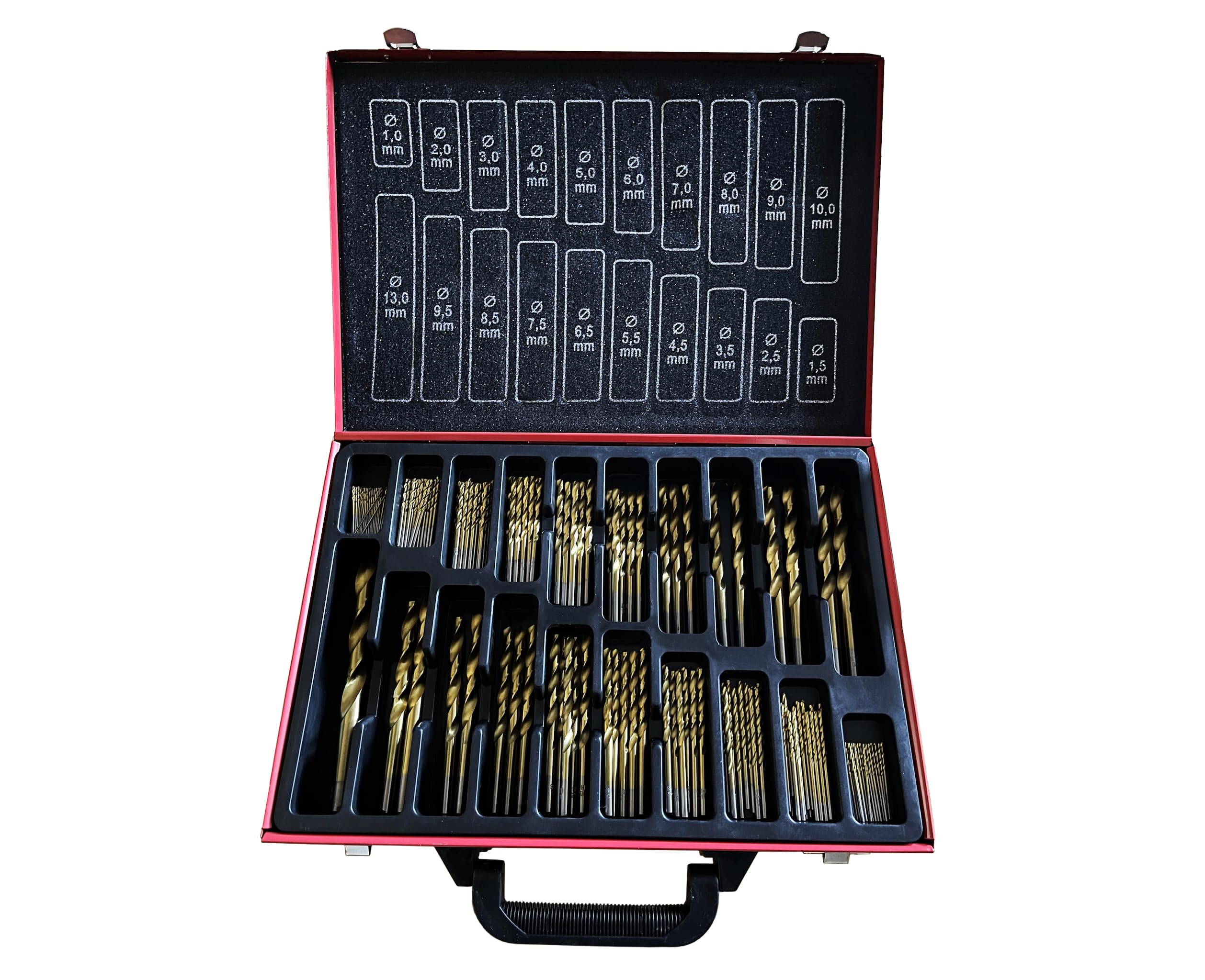202 Piece Cobalt Drill Bit Set (HSS-Co/Inox) HSS Metal - Designed for Stainless Steel