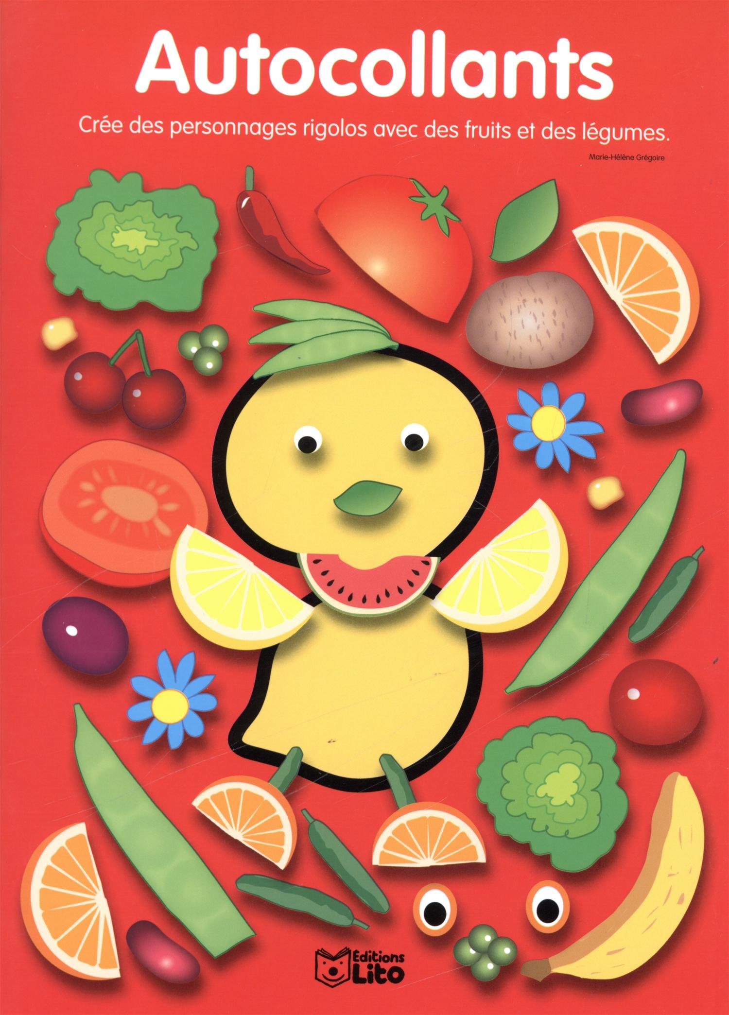 Autocollants Jardin Poussin Fruits Et Legum Amazon Com Books