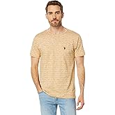 U.S. Polo Assn. Yarn-Dye EOE Stripe Short Sleeve Jersey Tee Dutchess Gold XL