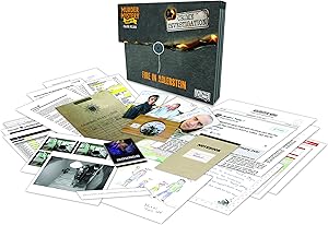 Murder Mystery Party Case Files: Fire in Adlerstein Mystery Detective Case File Game for 1 or More Players Ages 14 and Up from University Games