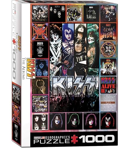 Amazon.com: Kiss Destroyer (1000 Piece Jigsaw Puzzle) : Kiss, Gene