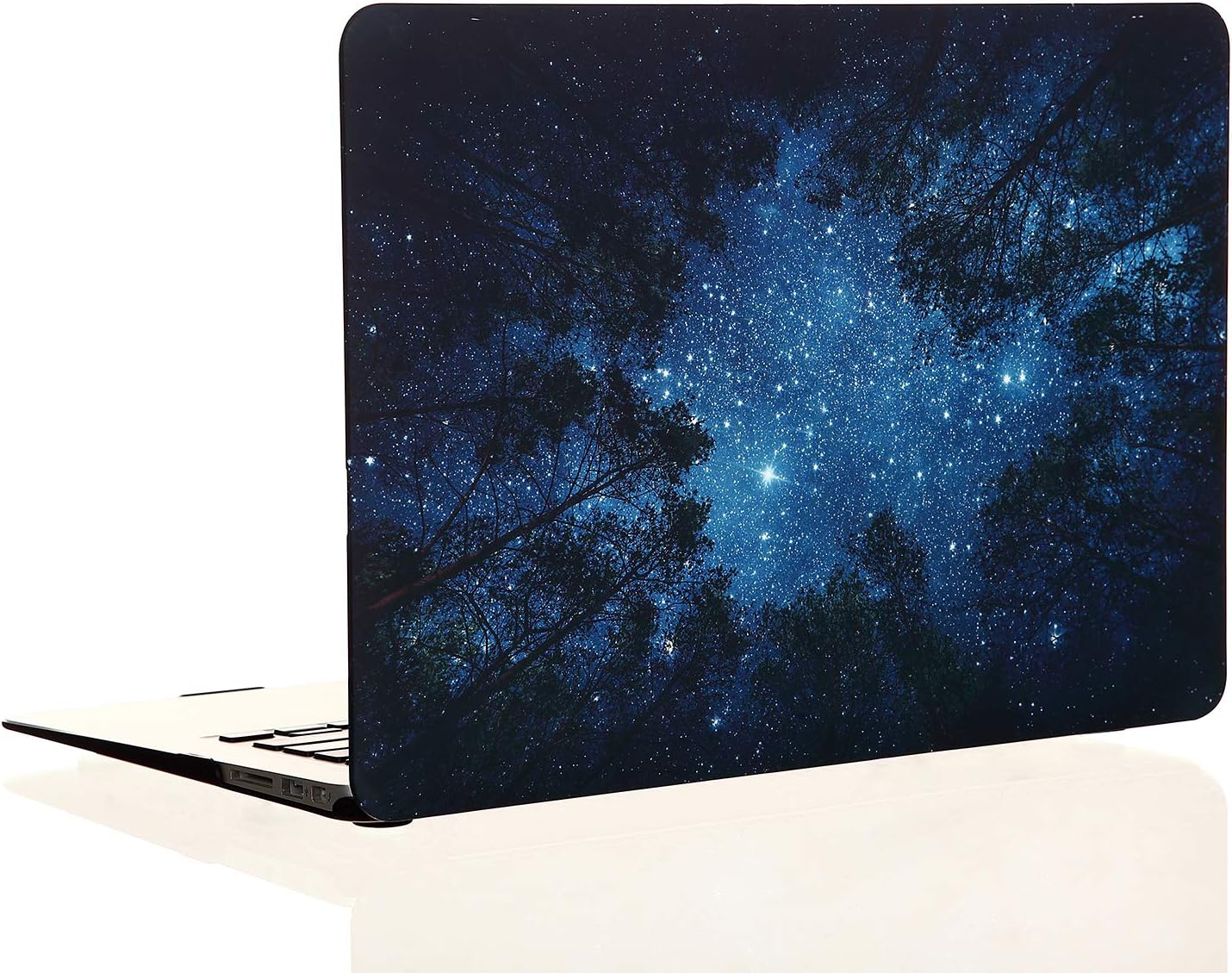 EkuaBot Forest Starry MacBook Pro 13 inch Case (A2159/A1989/A1706/A1708, New Version 2016-2019 Release), Rubber Coated Hard Case Cover Only Compatible MacBook Pro 13.3 with/Without Touch Bar