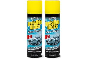 Invisible Glass 91164-2PK Premium Aerosol Glass Cleaner Spray for Car Windshields and Windows, Automotive and Home Window Cleaner, Streak-Free, Ammonia-Free, Tint-Safe – 19 oz (Pack of 2)