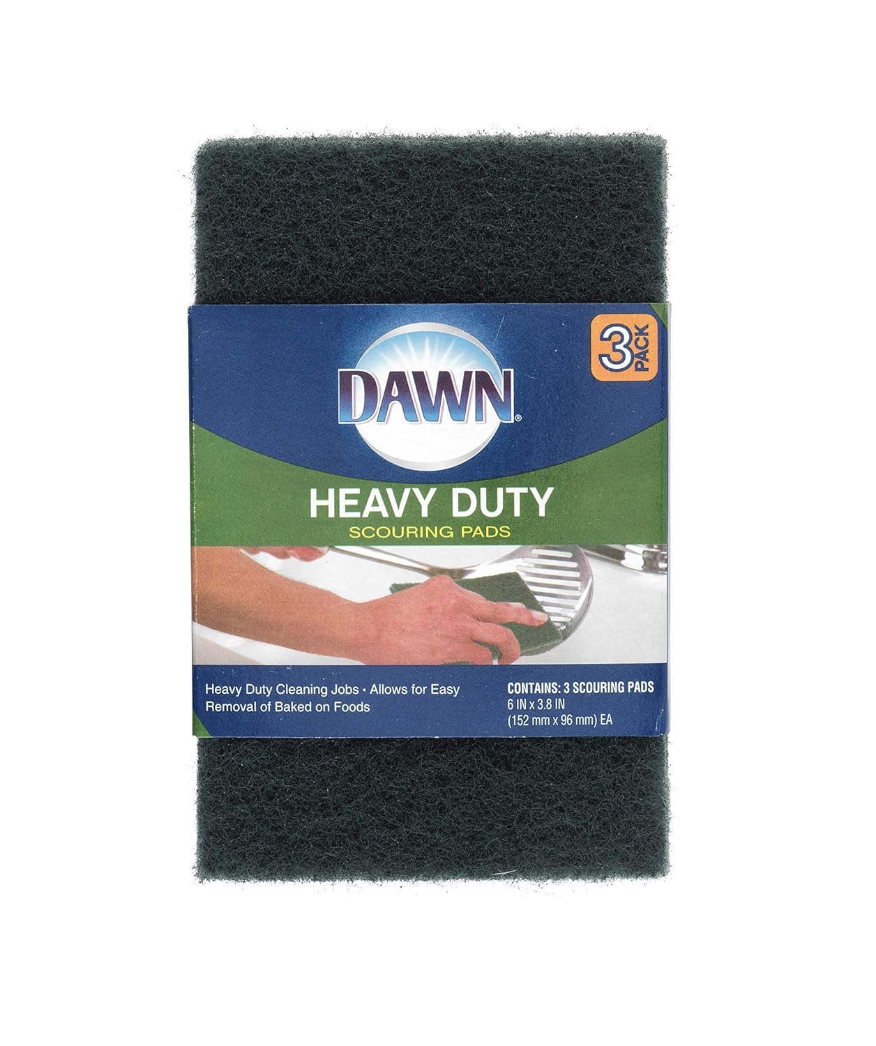 DAWN Heavy Duty Scouring Pads, 3 ct Grocery & Gourmet Food