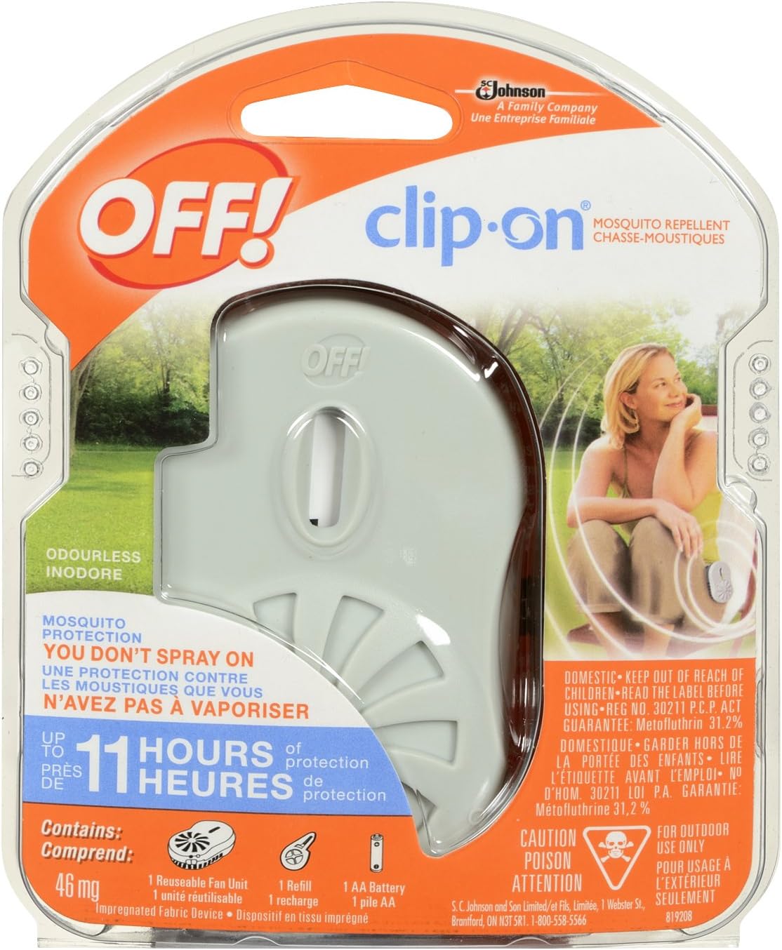 OFF ClipOn Mosquito Repellant Amazon.ca Health & Personal Care