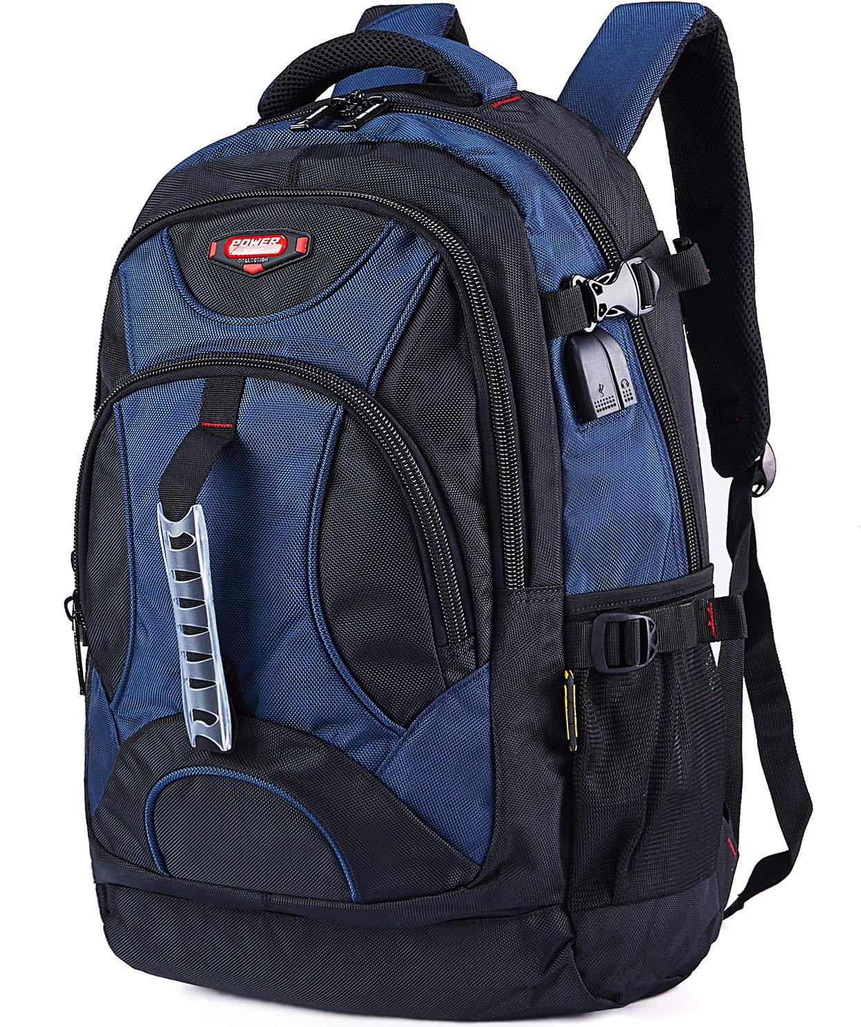 POWER KING Hiking Backpack 30L, Lightweight Casual Backpack for Men Women, Outdoor Travel Daypack for Camping Mountaineering Walking Cycling Climbing Sport, BlueIV