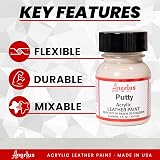 Angelus Leather Paint 1 Oz Putty - Flexible Acrylic Leather Paint view 2