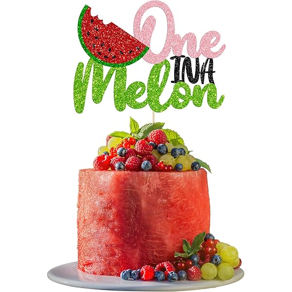 Strawberry Sweet One - Decoración Para Tarta De Fresa De Primer Cumpleaños, Fiesta De Cumpleaños