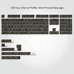 dagaladoo Shine Through keycap Set,Black