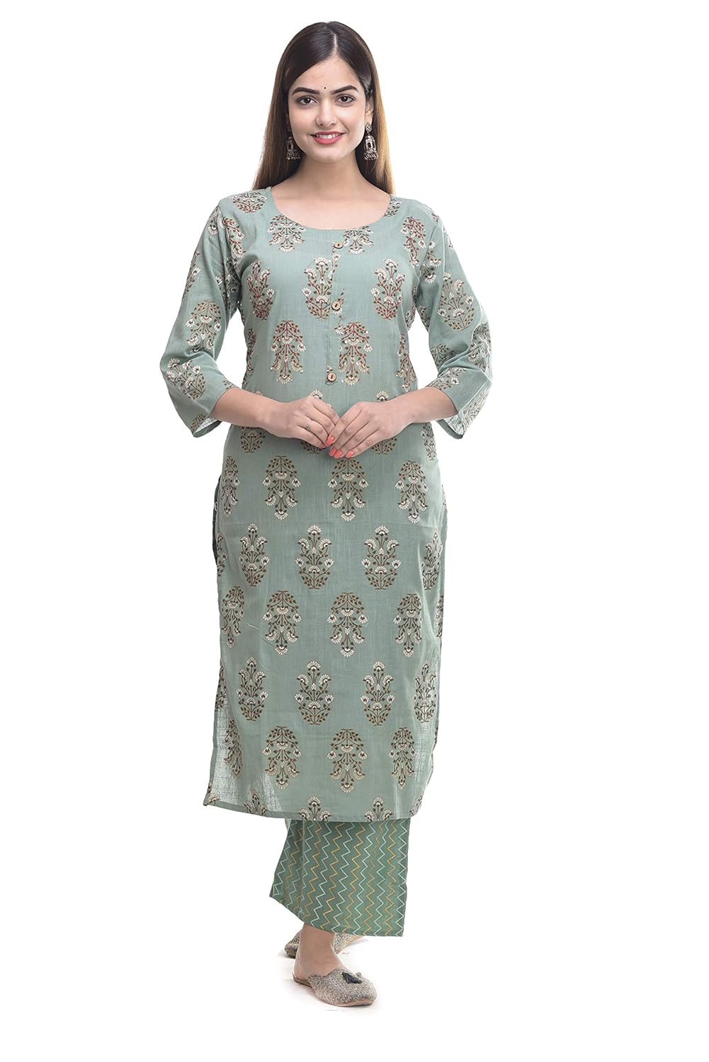 Cotton kurti and plazo set Clearance