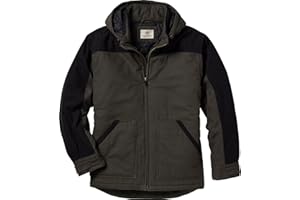 Legendary Whitetails Men's Winter Coat Quilted Canvas Workwear Jacket Water Repellent Insulated