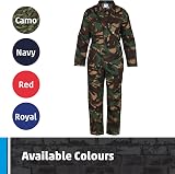 FORT Unisex Kid Coverall 333-WDL-36 Camo 36" Tearaway Junior view 8