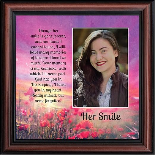 memorial gifts for loss of wife