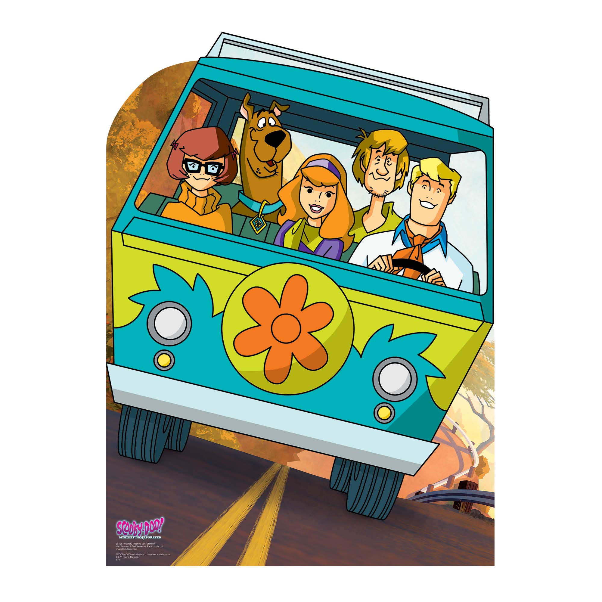 STAR CUTOUTS SC1357 Scooby Doo Mystery Machine Cardboard Cutout Stand-In