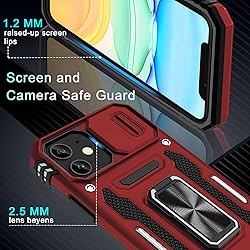 DEERLAMN for iPhone 11 Case with Slide Camera