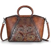 Women Satchel Handbags Crossbody Bag Top Handle Purse Medium Tote Bag Leather Shoulder Bag
