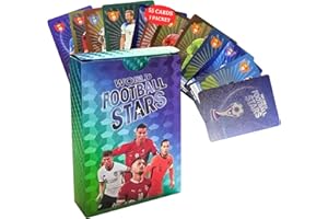 GENERIC 2025 Playing Soccer Cards | 55 Unique Cards for Soccer Players | Unforgettable Moments for The Whole Family for Friends Siblings and Soccer Fans | Printed on Premium Paper – Multicolors - Not Orignal
